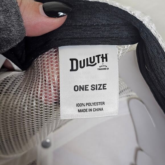 NWT Duluth Truck stop hat white and red angry beaverino pizzeria - Picture 5 of 5